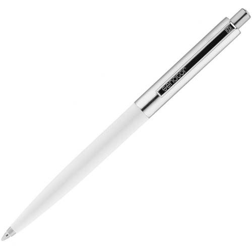 Ручка шариковая Senator Point Metal, белая фото 2