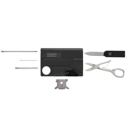 Набор инструментов SwissCard Lite, черный фото 5