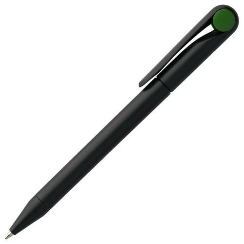 Ручка шариковая Prodir DS1 TMM Dot, черная с зеленым фото 3