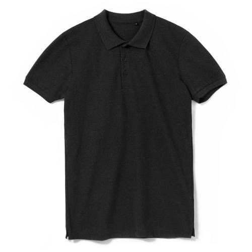 Рубашка поло мужская Phoenix Men, черная фото 2