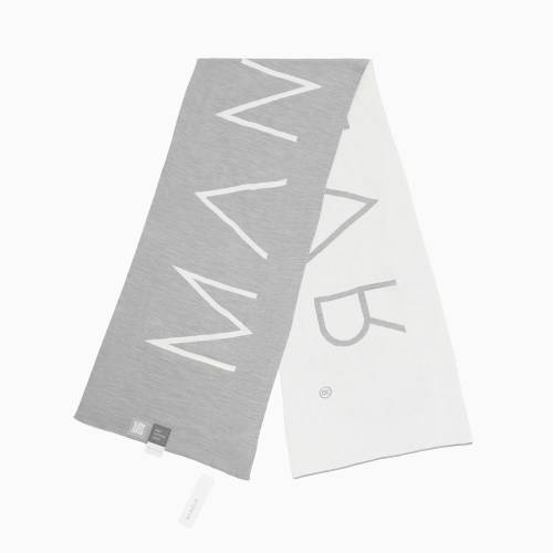 Шарф Bereg, молочный с серым фото 11