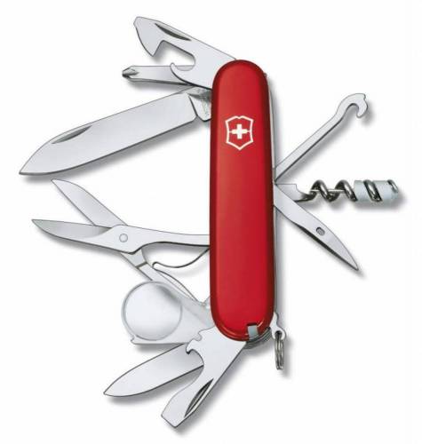 Офицерский нож Explorer 91, красный фото 2