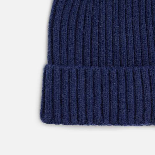 Шапка Laconi, синяя фото 3 Шапка Laconi, синяя фото 3