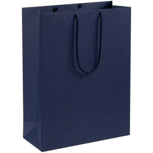 Пакет бумажный Porta XL, темно-синий фото 2