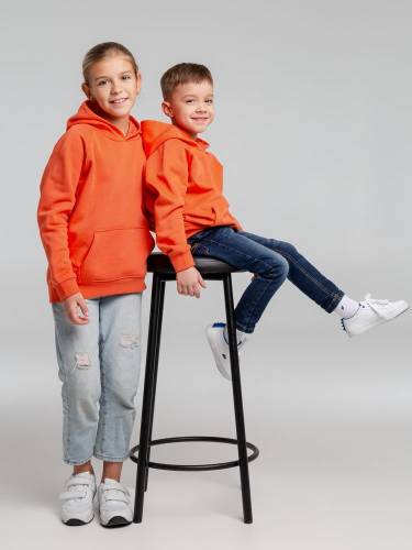 Толстовка детская Stellar Kids, оранжевая фото 11