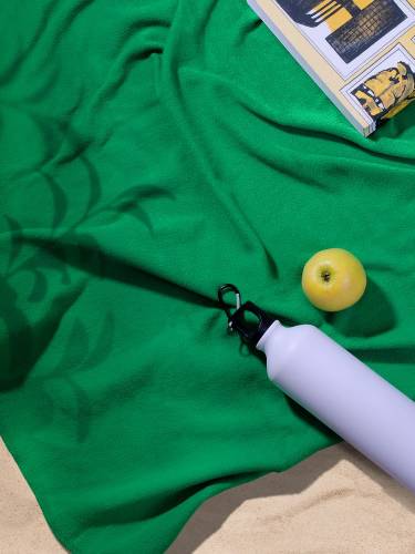 Флисовый плед Warm&Peace, зеленый фото 9 Флисовый плед Warm&Peace, зеленый фото 9