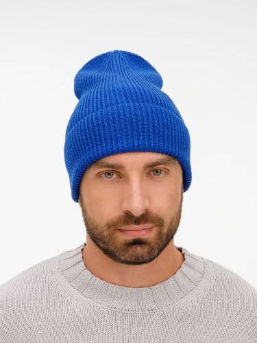 Шапка Nobilis Mono, ярко-синяя фото 5 Шапка Nobilis Mono, ярко-синяя фото 5