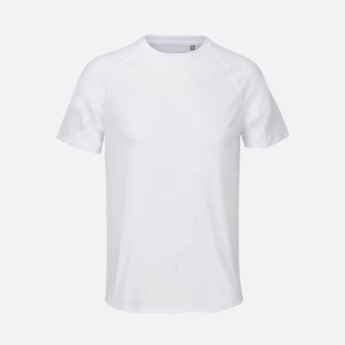 Футболка спортивная унисекс Vortex, белая фото 2 Футболка спортивная унисекс Vortex, белая фото 2