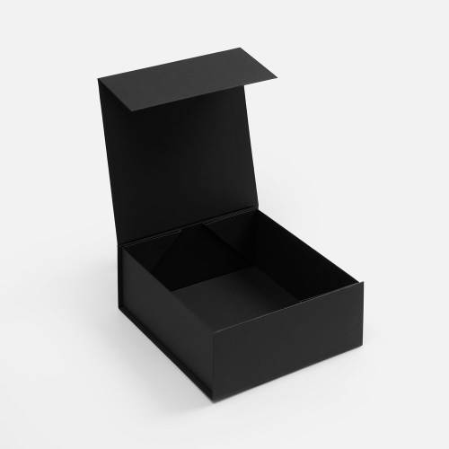 Коробка складная Quadra Fold, черная фото 4