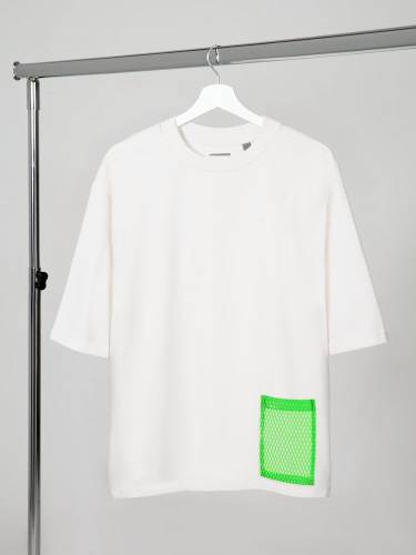 Футболка оверсайз унисекс Kosmos 2.0, кремовая фото 14