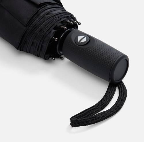 Складной зонт Dome Double с двойным куполом, черный фото 7