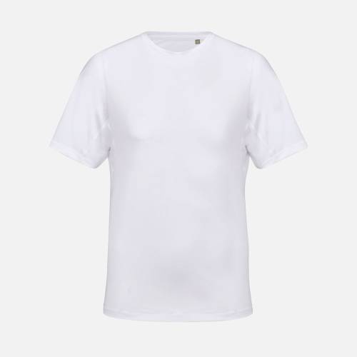 Футболка спортивная унисекс Storm, белая фото 2