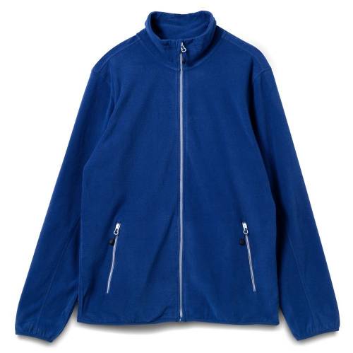 Куртка флисовая мужская Twohand, синяя фото 2