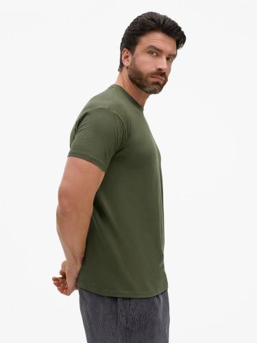 Футболка унисекс Regent 150, темный хаки фото 9