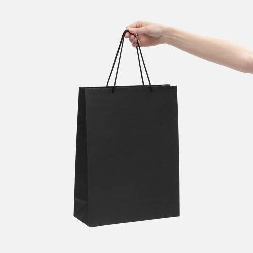 Пакет бумажный Porta XL, черный фото 4
