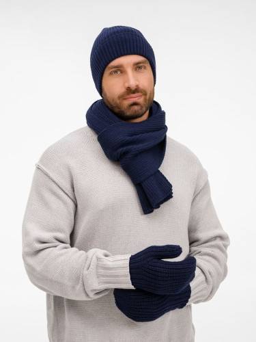 Шарф Catch Match, темно-синий фото 9