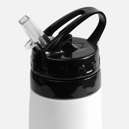 Складная бутылка для воды Langfossen, белая фото 4 Складная бутылка для воды Langfossen, белая фото 4