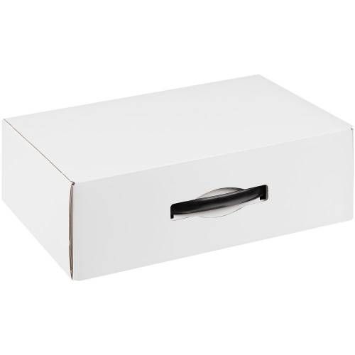 Коробка Matter Light, белая, с черной ручкой фото 2