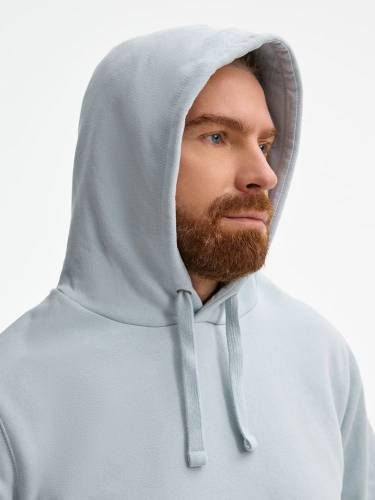 Толстовка унисекс Spencer, голубая фото 10 Толстовка унисекс Spencer, голубая фото 10