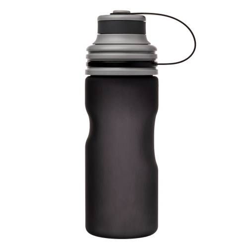 Бутылка для воды Fresh, черная фото 2