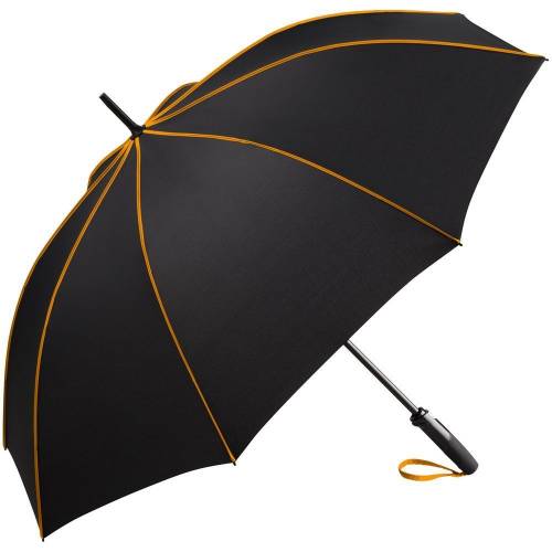 Зонт-трость Seam, оранжевый фото 2