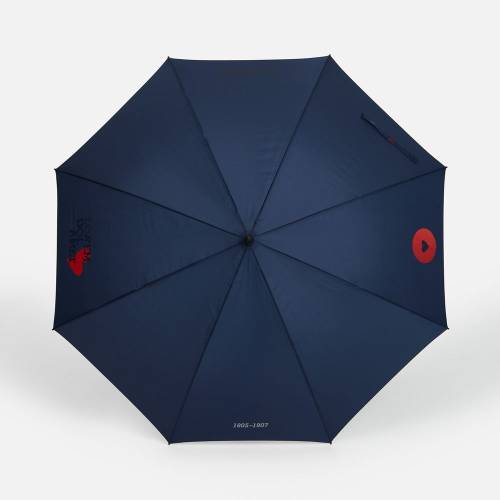 Зонт-трость Rainzee, темно-синий фото 9