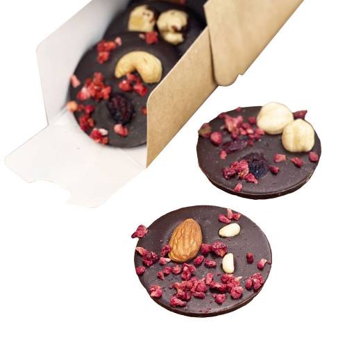 Шоколадные конфеты Mendiants, темный шоколад фото 2