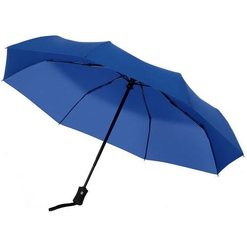 Зонт складной Monsoon, ярко-синий фото 3