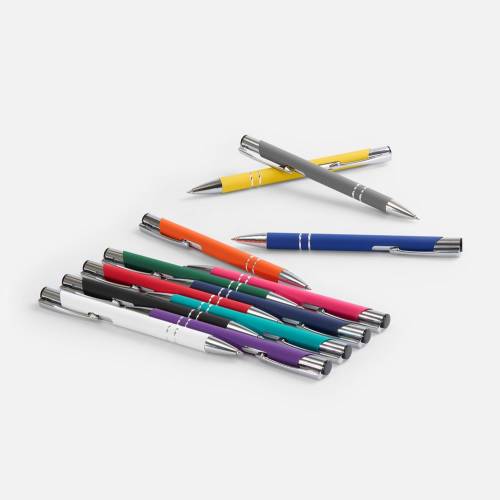 Ручка шариковая Keskus Soft Touch, фиолетовая фото 7