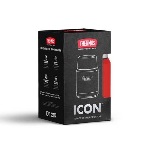 Термос для еды Icon 470, красный фото 9 Термос для еды Icon 470, красный фото 9