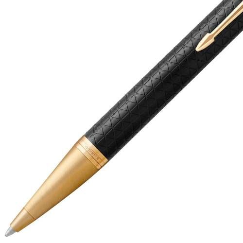Ручка шариковая Parker IM Premium Black/Gold GT фото 3