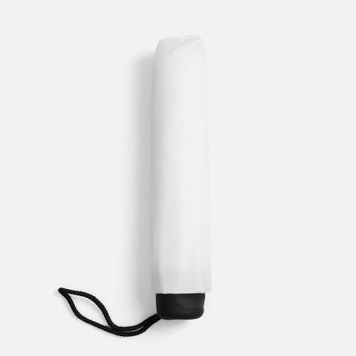 Зонт складной Basic, белый фото 4 Зонт складной Basic, белый фото 4