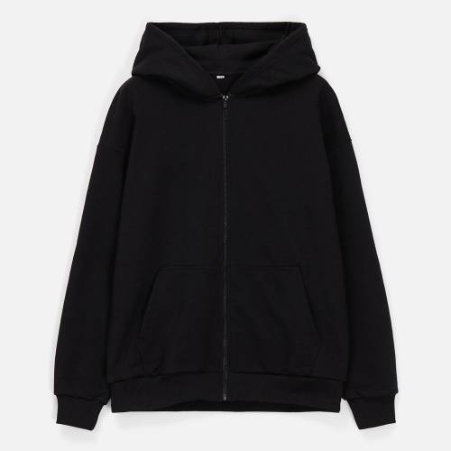 Толстовка унисекс оверсайз Sartoro, черная фото 2