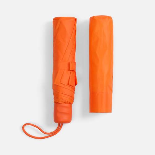 Зонт складной Basic, ver.2, оранжевый фото 8