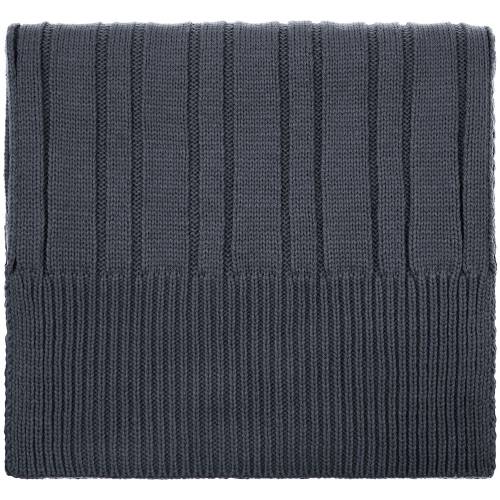 Шарф Knit Beat, темно-серый фото 3