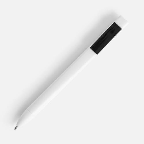 Ручка шариковая Swiper SQ, белая с черным фото 3