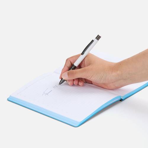 Ручка шариковая Digit Soft Touch со стилусом, белая фото 5