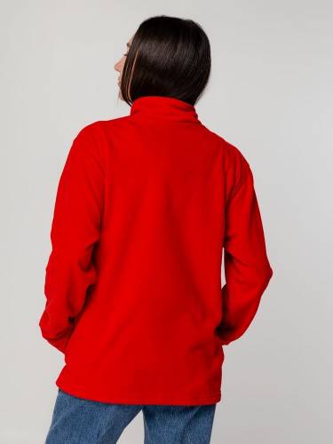 Куртка флисовая унисекс Manakin, красная фото 11