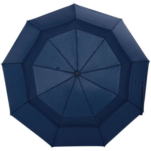 Складной зонт Dome Double с двойным куполом, темно-синий фото 3