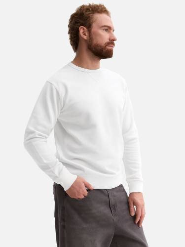 Толстовка унисекс Sully, белая фото 10