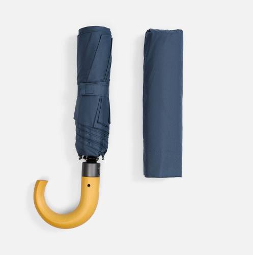 Зонт складной Classic, темно-синий фото 6