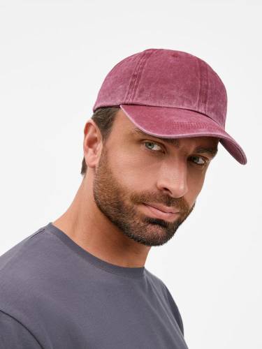 Бейсболка Berwi, бордовая фото 6 Бейсболка Berwi, бордовая фото 6