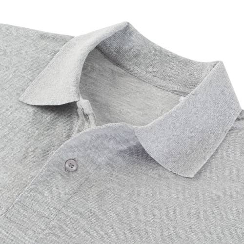 Рубашка поло мужская Virma Premium, серый меланж фото 4