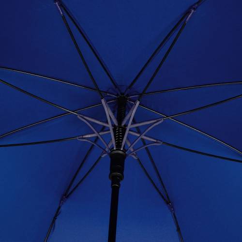 Зонт-трость Undercolor с цветными спицами, синий фото 4
