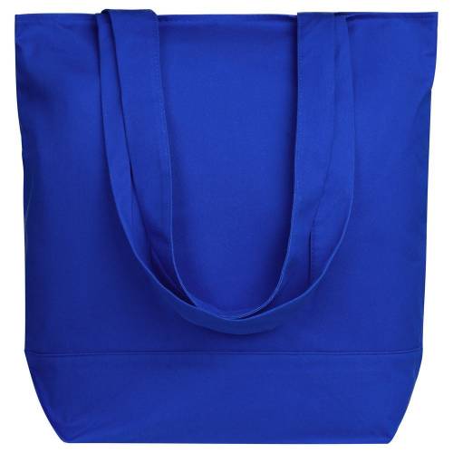 Сумка для покупок на молнии Shopaholic Zip, синяя фото 3