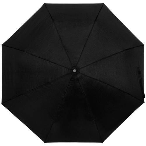 Зонт складной Ribbo, черный фото 3