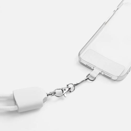 Кабель-ланьярд energyFlex Pro, белый фото 6