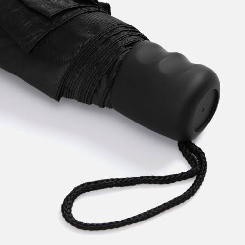 Зонт складной Basic, черный фото 8