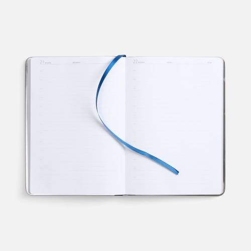 Ежедневник Metal Frame на заказ, датированный, синий фото 8