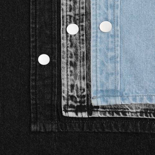 Куртка джинсовая O3, черная фото 13